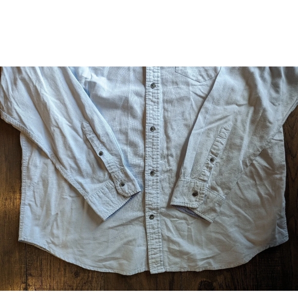 Paper Denim & Cloth PDC Men’s Shirt Size 2X Light Wash Denim Button Down Cotton. - Picture 3 of 16